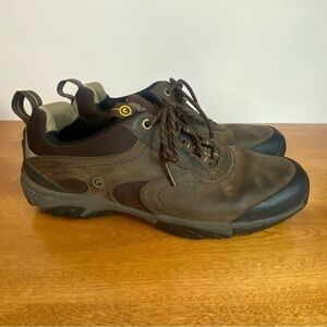 SOREL Mens Leather Nylon Waterproof Low Top Hiking Boots Shoes Sneakers Size 8.5